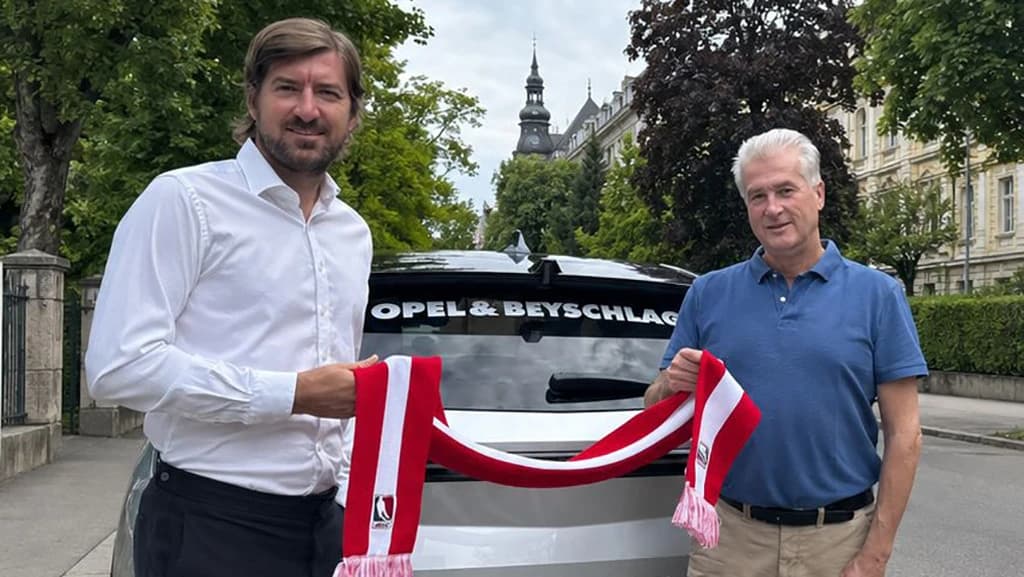 ÖEHV-Geschäftsführer Alexander Helwig mit Sportdirektor Roger Bader